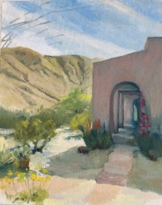 Here and There 8" x 10" Oil on canvas board March 2017