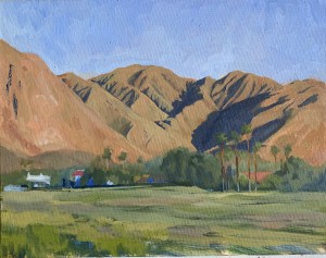 Henderson Cyn, Light at Sunrise 11 x 14" Oil on panel (plein air) 