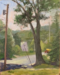 East Swanzey Street 8" x 10" Oil on panel (plein air)