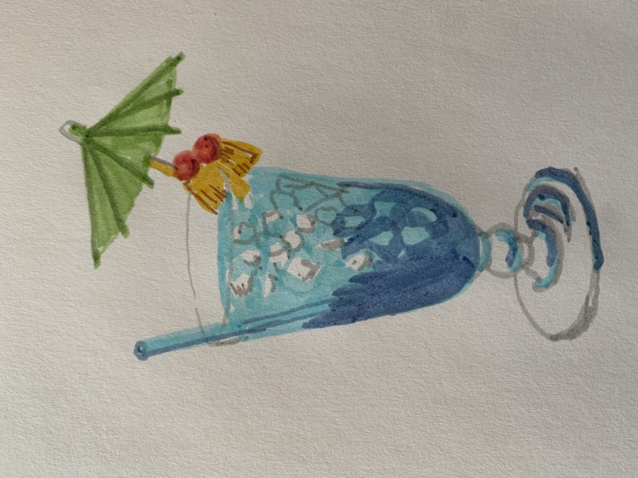 drink with UMBRELLA